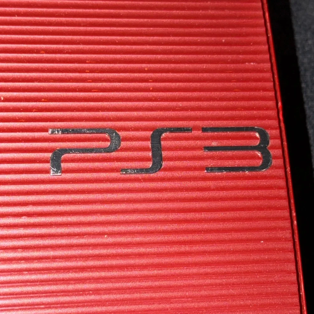 Sony PlayStation 3 Red God Of War Video Game Console Used Pre Owned PS3 Works PS